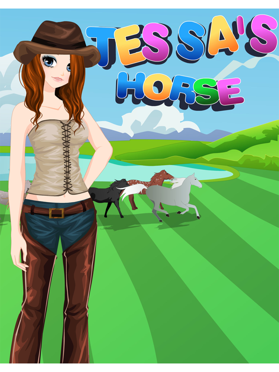 Tessa’s Horse – Play this horse game with Tessa iPad screenshot