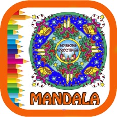 Activities of Mandala Coloring Book - Christmas collection