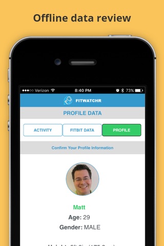 Fitwatchr screenshot 3