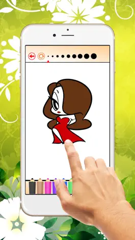 Game screenshot Книжка-раскраска Девочка mod apk