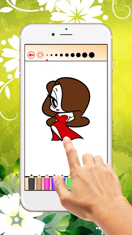 Coloring Book The Girl