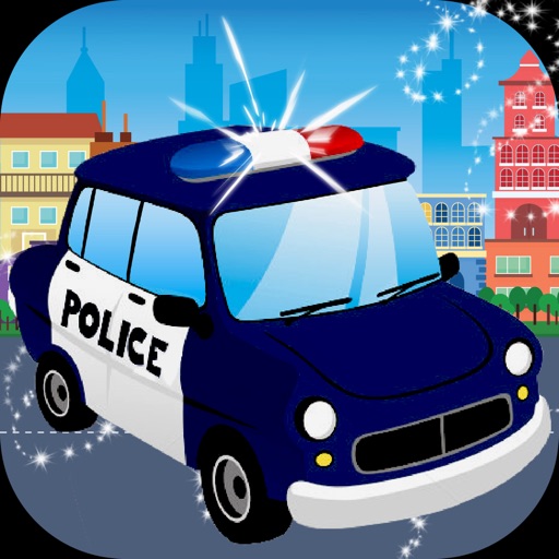 Toddler Police Car - Real Time Police Car for kids icon