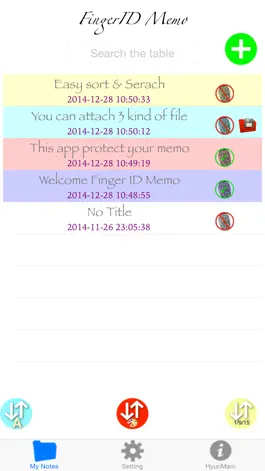 Game screenshot FingerID Password Memo mod apk