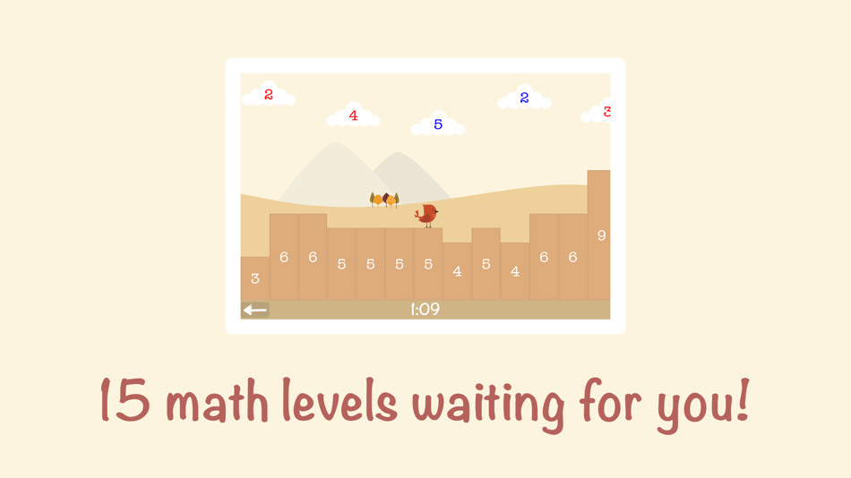 #4. Math Run Numbird Free Number Adventure Wandering (iOS) 由: Alisa Unzhakova