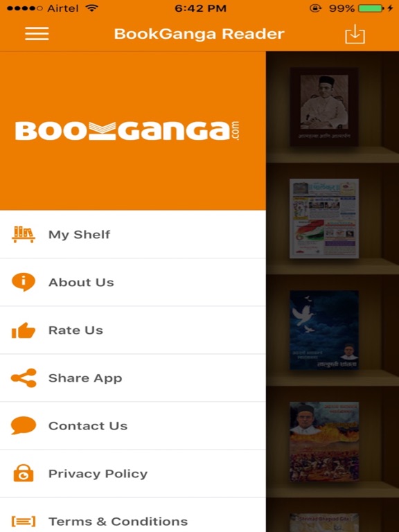 Screenshot #4 pour BookGanga Reader