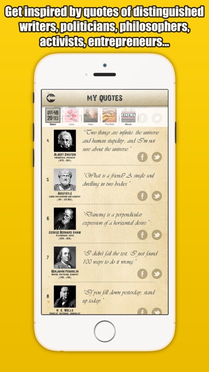 2048 Quotes - Combo based on famous names quotes