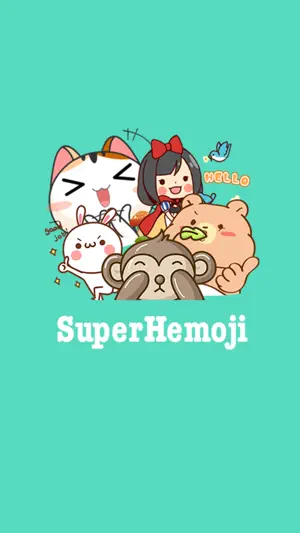 SuperHemoji Keyboard Awesome extra hop emoji icon screenshot 1