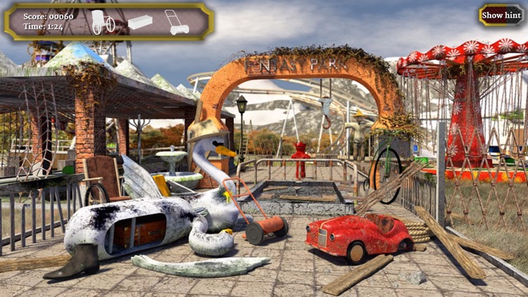 Find The Highlighted Objects In The Park Puzzle