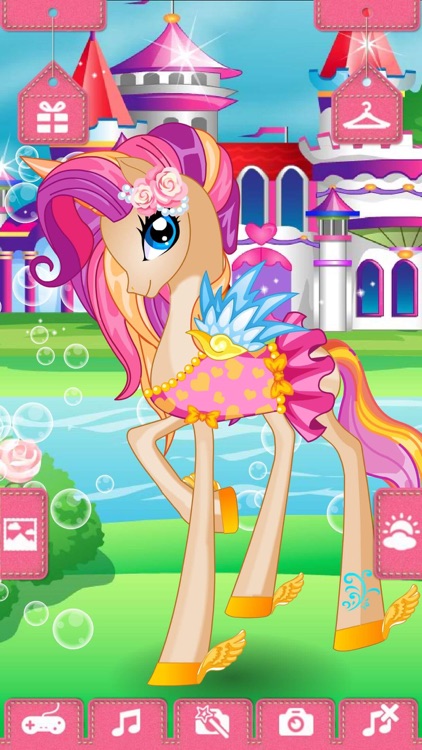 Princess Rainbow Pony-Girl Games