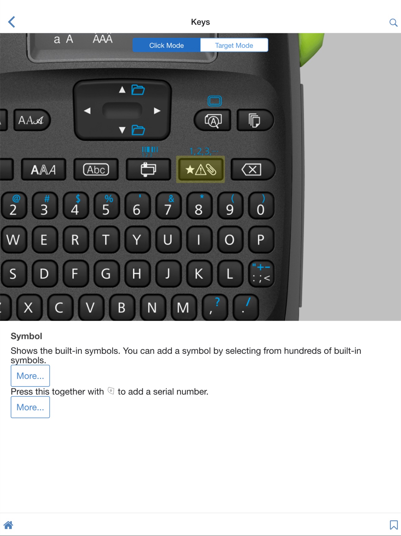 Screenshot 7 of Epson LW-K400 User's Guide