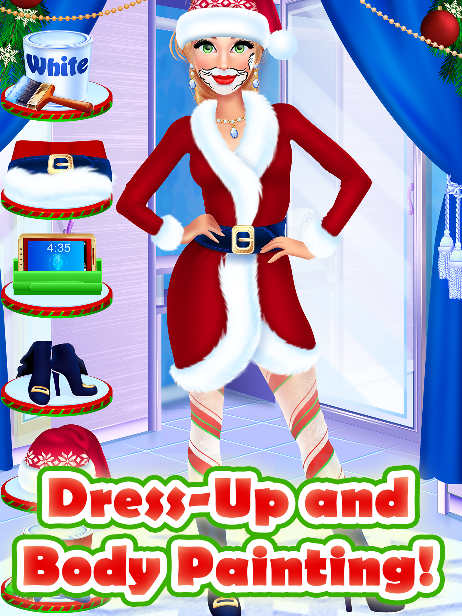 Christmas Face Paint Party - Kids Salon Games screenshot 8