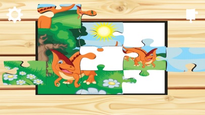 Dino jigsaw puzzles 2 to 7 year educational games Screenshot