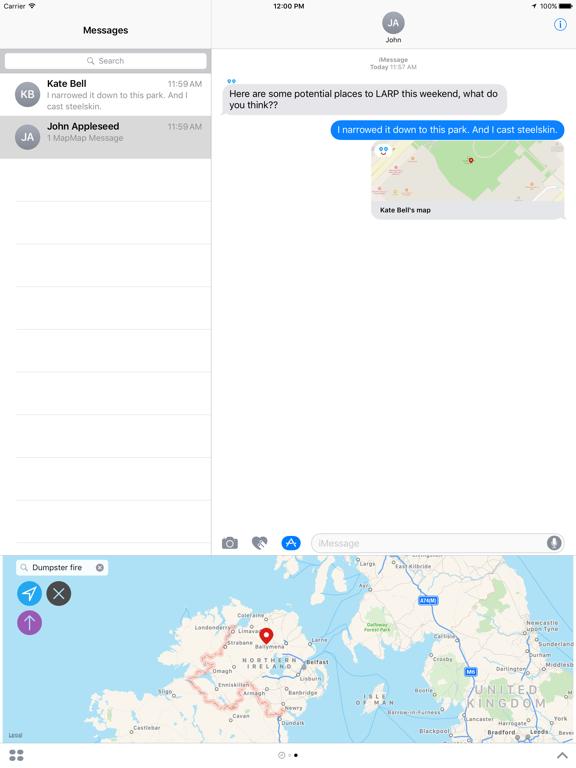 Screenshot #4 pour MapMap - Share locations & maps for iMessage