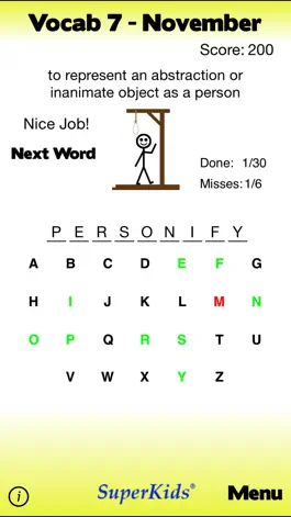 Game screenshot 7th Grade Vocabulary apk