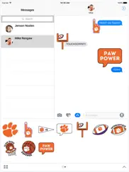 clemson tigers stickers for imessage ipad images 2