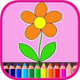 Flower Coloring Books For Kids
