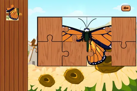 Butterfly baby games - learn with kids color game