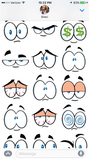 Cartoon Eye Sticker Pack(圖4)-速報App