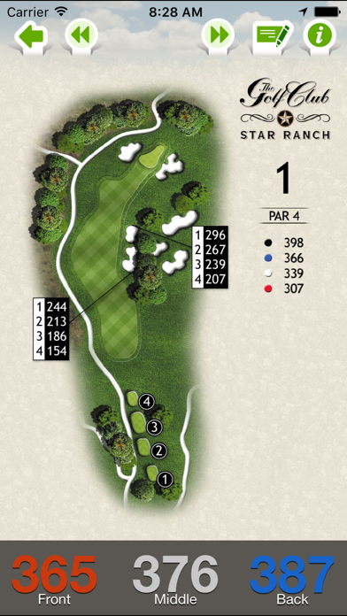 The Golf Club at Star Ranch iPhone screenshot 3 - Sports app