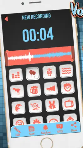 Game screenshot Voice Recorder and Editor – Best Voice Changer and Ringtone Maker with Cool Sound Effects mod apk