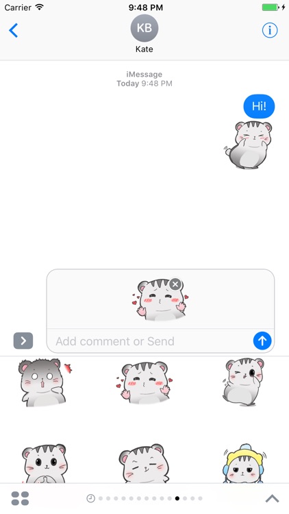 Cute Mouse Sticker screenshot-3