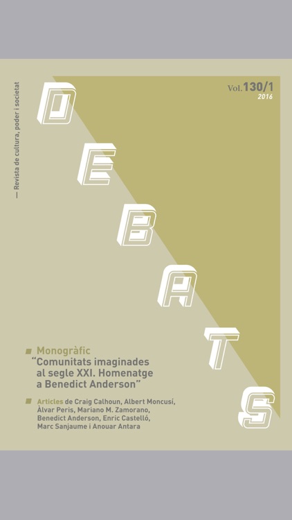 Debats. Revista de cultura, poder i societat