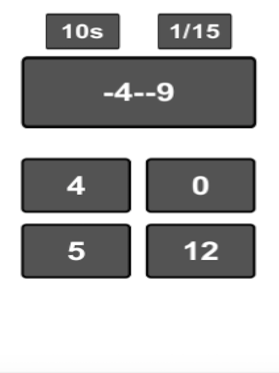 Screenshot #6 pour Negative Numbers - Free