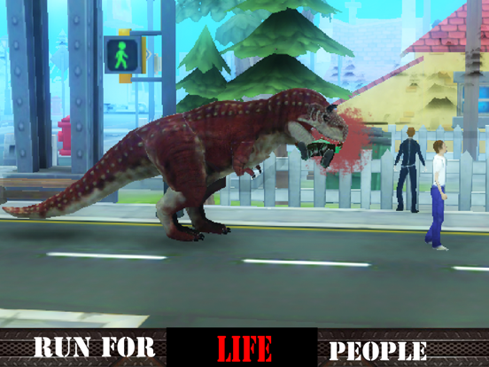 Screenshot #6 pour 3D Dinosaur City Stampede Smash Free Jurassic Game