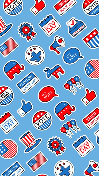 Go Vote Stickers