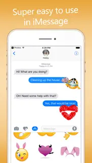 dirty emoji stickers for imessage iPhone Captures Décran 2