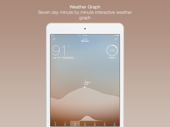 Fresh Air - Hyperlocal Weather & NOAA Radar Map iPad screenshot 1