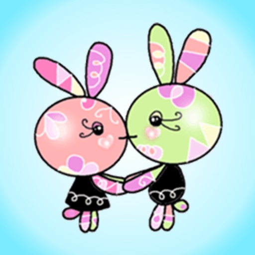 Rabbits > Stickers for iMessage! icon