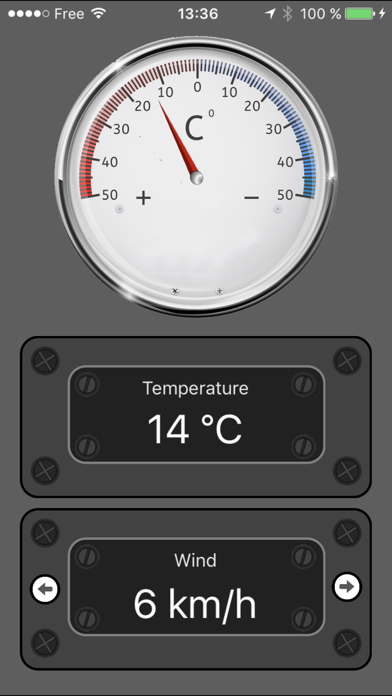Celsius Thermometer Screenshot