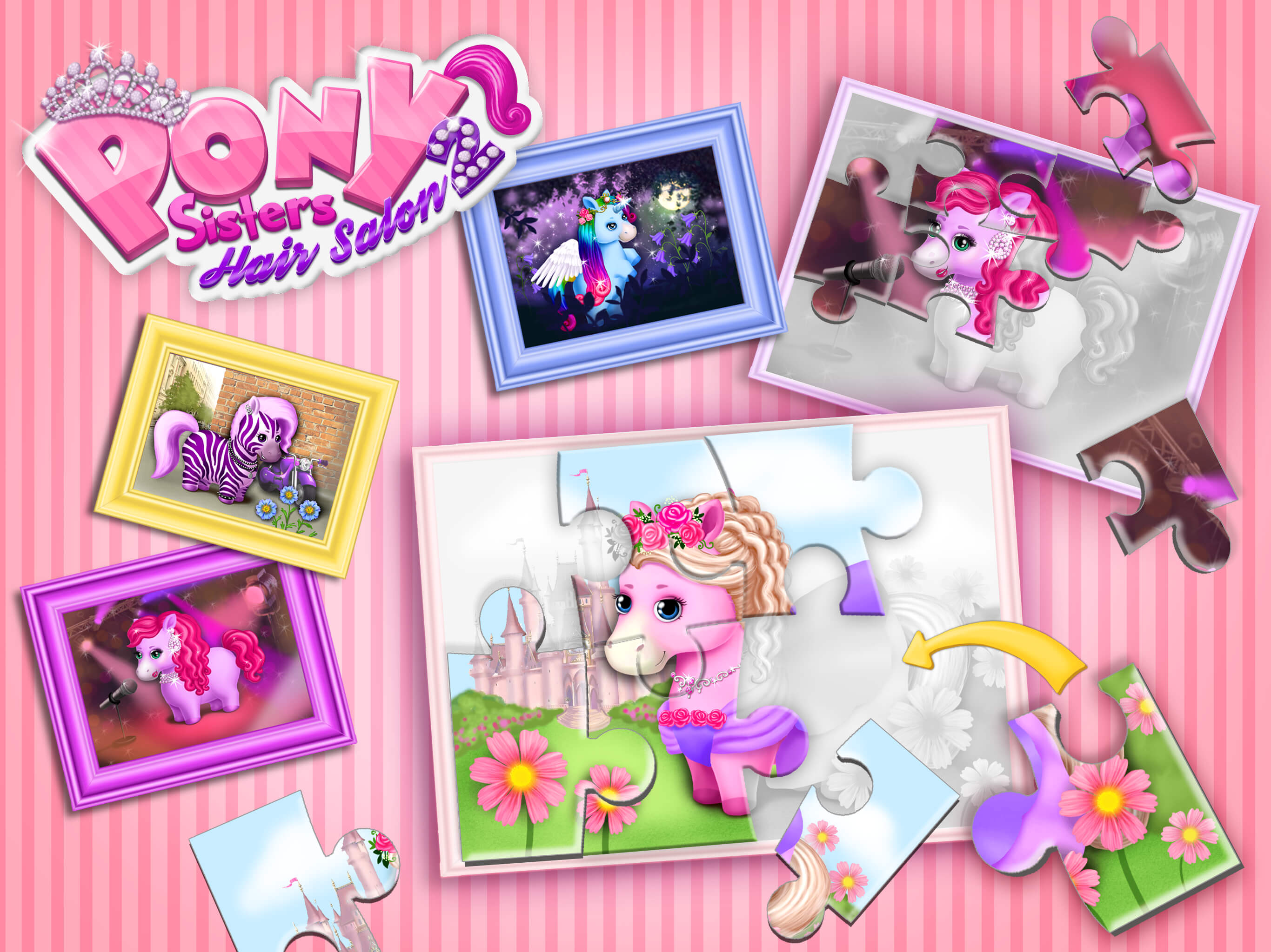 Pony Sisters Hair Salon 2 - No Ads screenshot 10