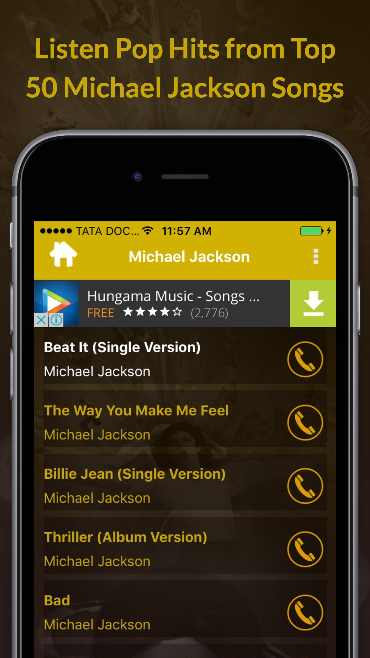50 Top FREE Michael Jackson Songs screenshot 3
