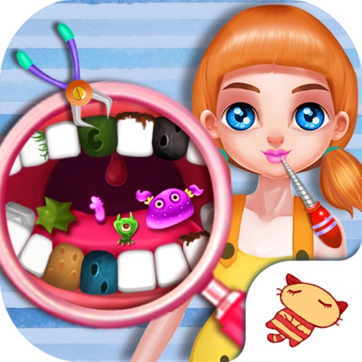 Cute Girl's Magic Dentist-Mommy Teeth Manager Icon