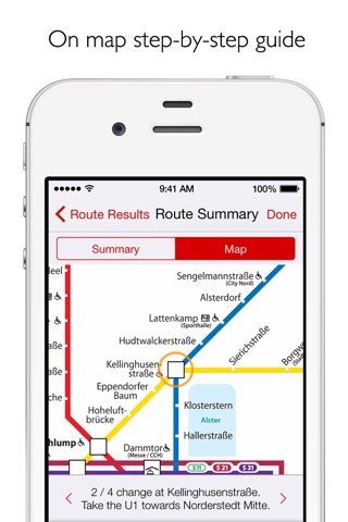 Hamburg Metro - Map & Route screenshot 4