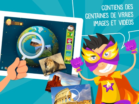 Screenshot #6 pour Atlas 3D pour Enfants – Jeux Géographie et Animaux