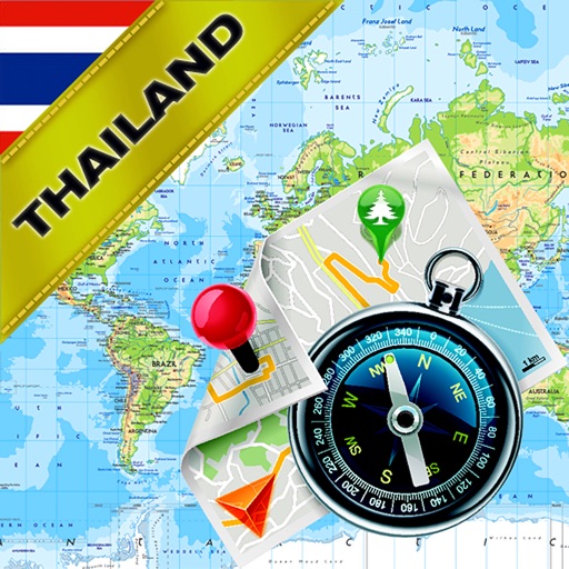 タイ   タイ国  泰国 -  オフライン地図&GPSナビゲータ