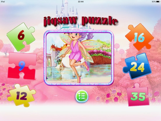 girls jigsaw puzzle online games for grade one iPad screenshot