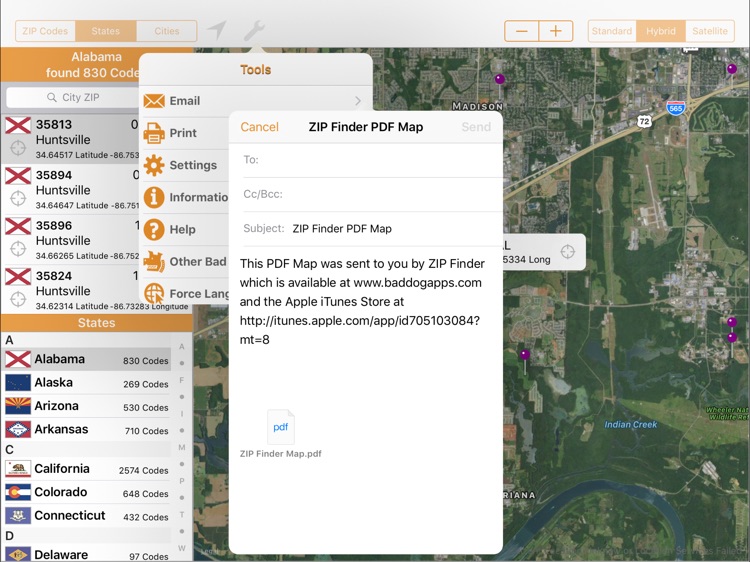 ZIP Finder Professional (USA) screenshot-4