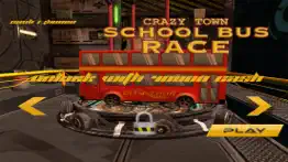 crazy town school bus racing iphone screenshot 1