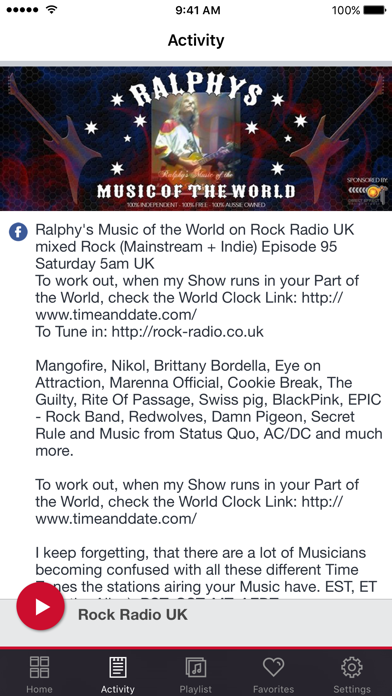 Screenshot #2 pour Rock Radio UK