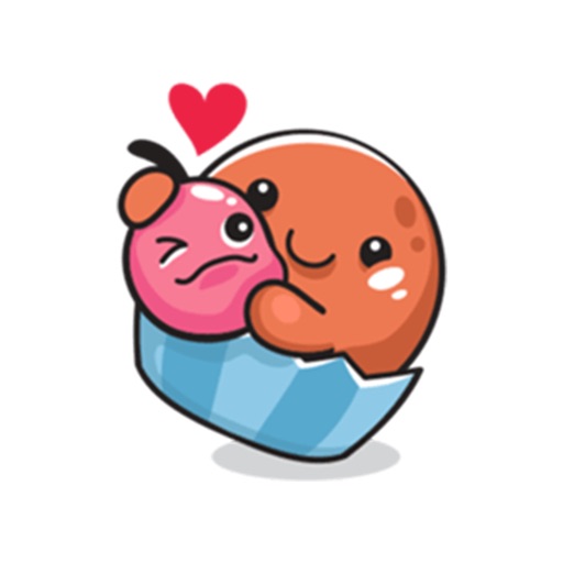 Lovely Cupcake Sticker Icon