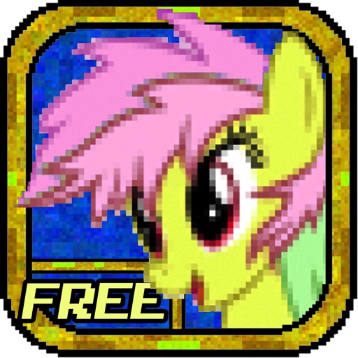 Little Pixel Pony Fantasy - Magical my fairy land race the dragons icon