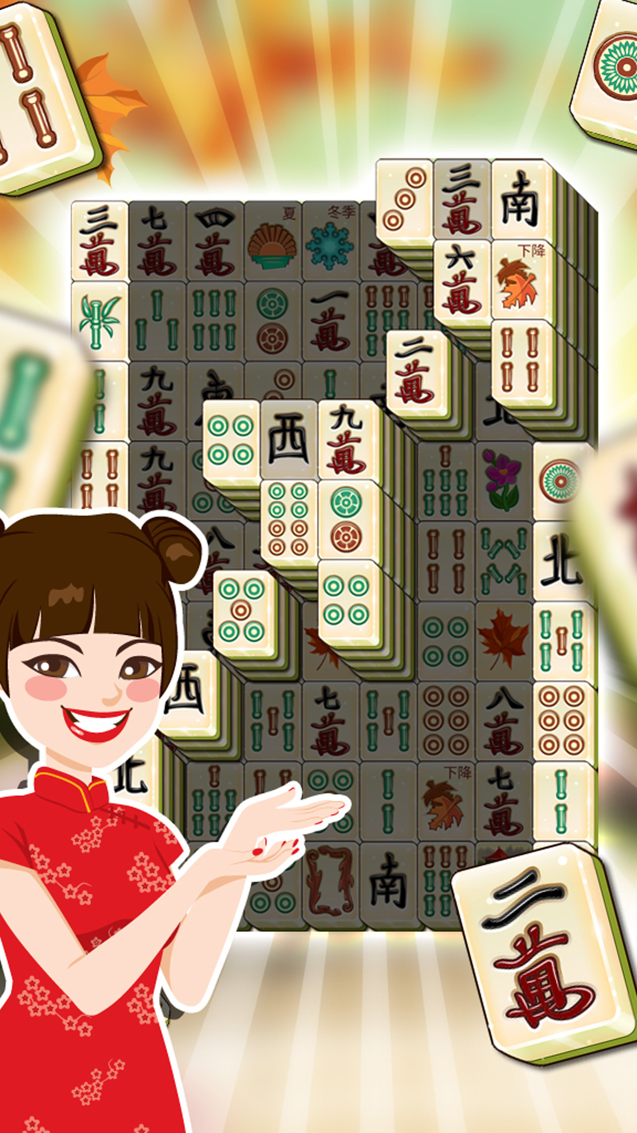 Mahjong Fall 3D - Magic Majong Royal Towers Deluxe
