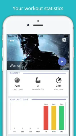 Game screenshot Warrior Workout Challenge Free - Strength, Muscle mod apk