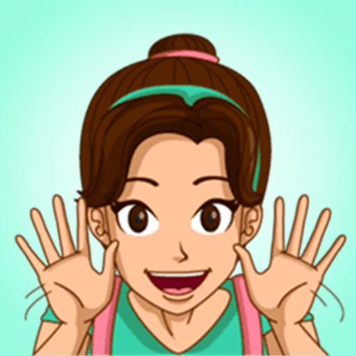 Talkative Girl - FUNNY Stickers Pack icon