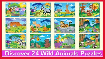 Screenshot #1 pour Animals Jigsaw Puzzles Fun Games Free For Toddlers
