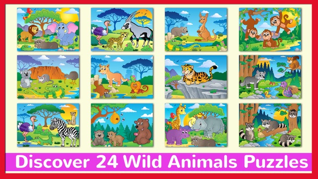 Animals Jigsaw Puzzles Fun Games Free For Toddlers(圖1)-速報App